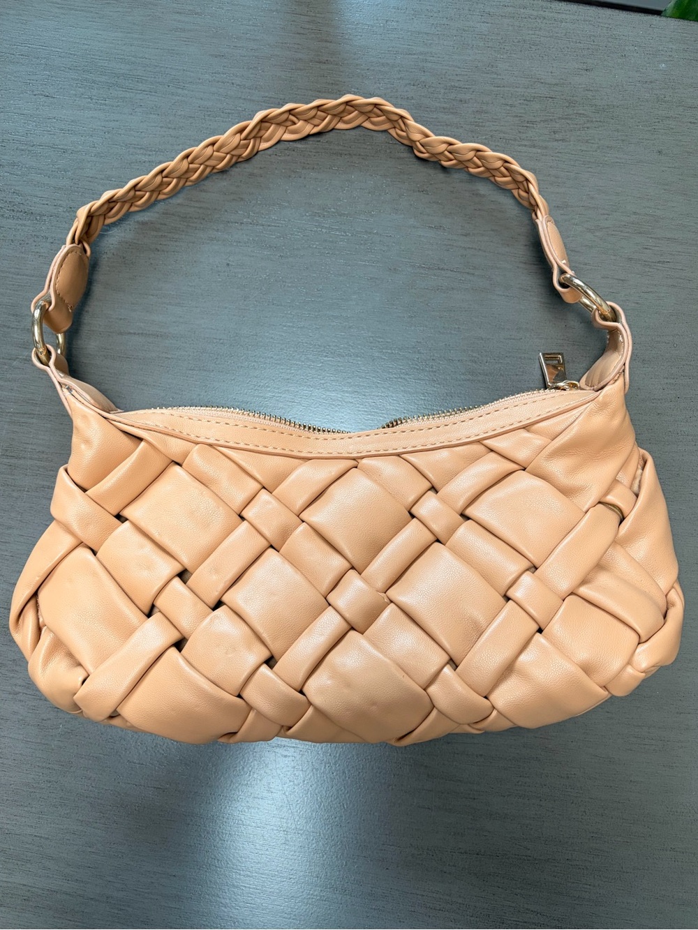 Urban Expressions Peach Woven Shoulder Bag